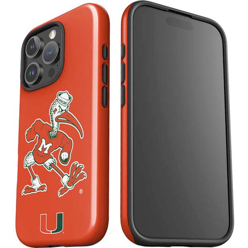 University of Miami Sebastian Mascot iPhone 16 Pro Impact Case